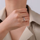 Anillo Empreinte de Huella Doradoe - Acero inoxidable 5
