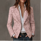 Estelle | Fitted Cashmere Jacquard Blazer 4