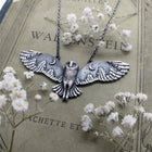 Collar Chouette Lune vintage 2