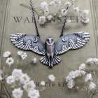 Collar Chouette Lune vintage 1