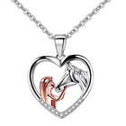 Collar Fille y Cheval Zircon Corazón Hermoso 5