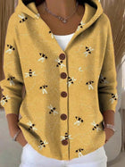 Paloma | Chaqueta de Punto Estampada con Capucha 3