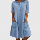 Brittany | Vestido Vaquero que Realza la Silueta 1