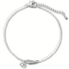 Pulsera conmemorativa en plata con ala de ángel y huella - Hecha a mano 4