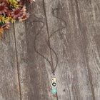 Collar barre Sabiduría Búho Turquesa 4