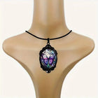 Collar Colgante Mariposa con cristal Morado 5