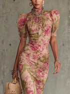 Rosalie™ | Vestido Maxi con Estampado de Rosa Vintage 2