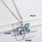Collar Colgante Mariposa en coquillage naturel 5