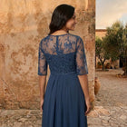 LOLA CASTELL | VESTIDO DE GASA ELEGANTE 2