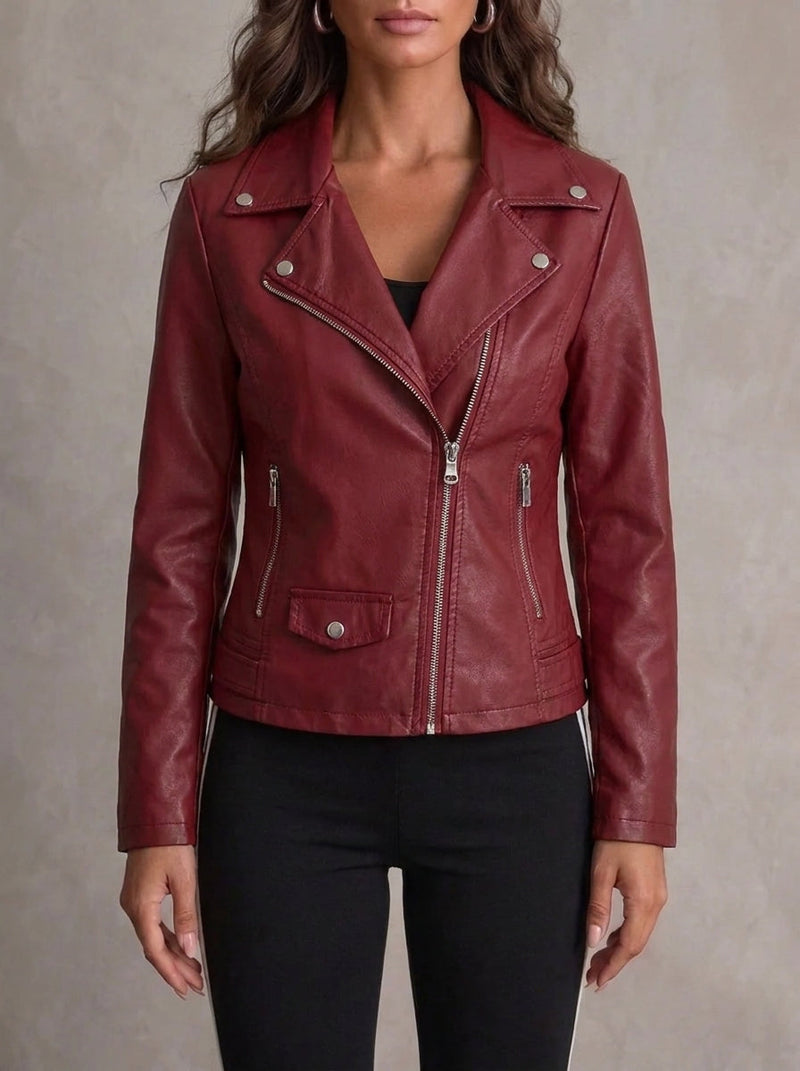 Paola - Chaqueta de Piel Resistente y Elegante