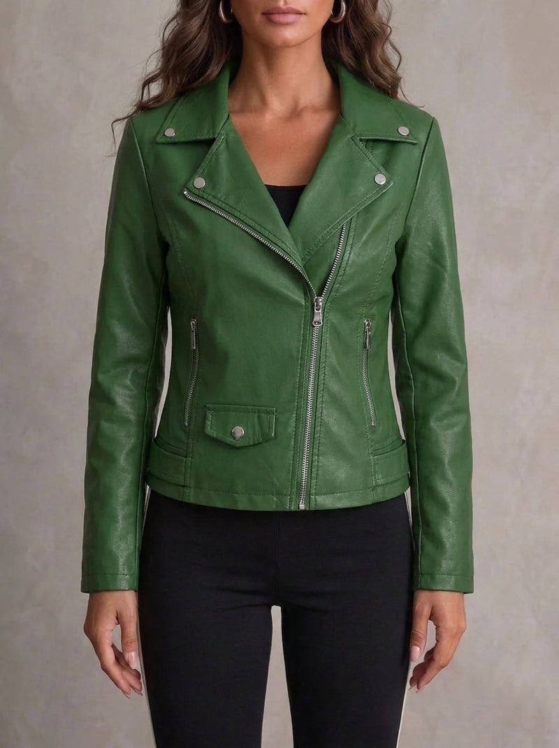 Andrea - Chaqueta de Piel Resistente y Elegante