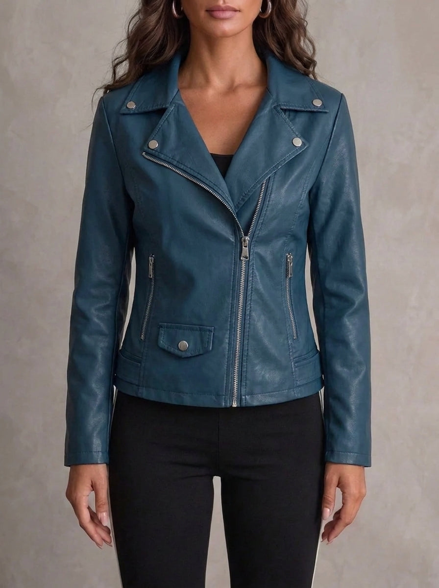 Carolina - Chaqueta de Piel Resistente y Elegante