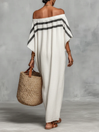 Aveline™ | Vestido Maxi Off-Shoulder con Mangas Murciélago 2
