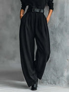 Ginevra | Conjunto de Cuello Alto Negro y Pantalón Recto 3