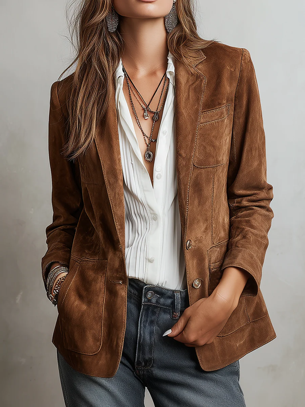 Valentina | Blazer Vintage Café