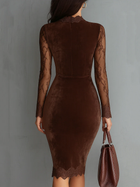 Aurelia™ | Vestido Mini de Terciopelo con Mangas de Encaje 2