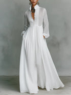 Leonie™ | Vestido Maxi Minimalista con Cuello Alto 1