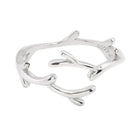 Anillo Branche en Plata de ley 5