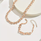 Berta - Set de Joyas de Espiga con Cristales 4
