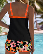 Gabriela - Tankini Elegante con Short Floral 3