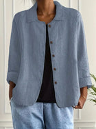 Carmen | Camisa Chaqueta Relajada con Botones 2