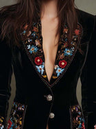 Apolline | Multicoloured Embroidered Blazer 3