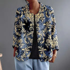 Susana | Chaqueta Abierta con Estampado Ornamental 2
