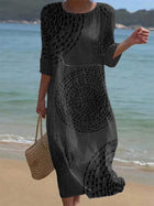 Vestido casual de mujer bordado 1