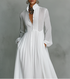 Serena - Vestido Maxi de Botones Fluidos 3