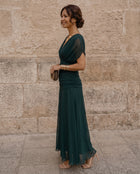 Mikaela | Vestido Maxi de Hombros Descubiertos 2