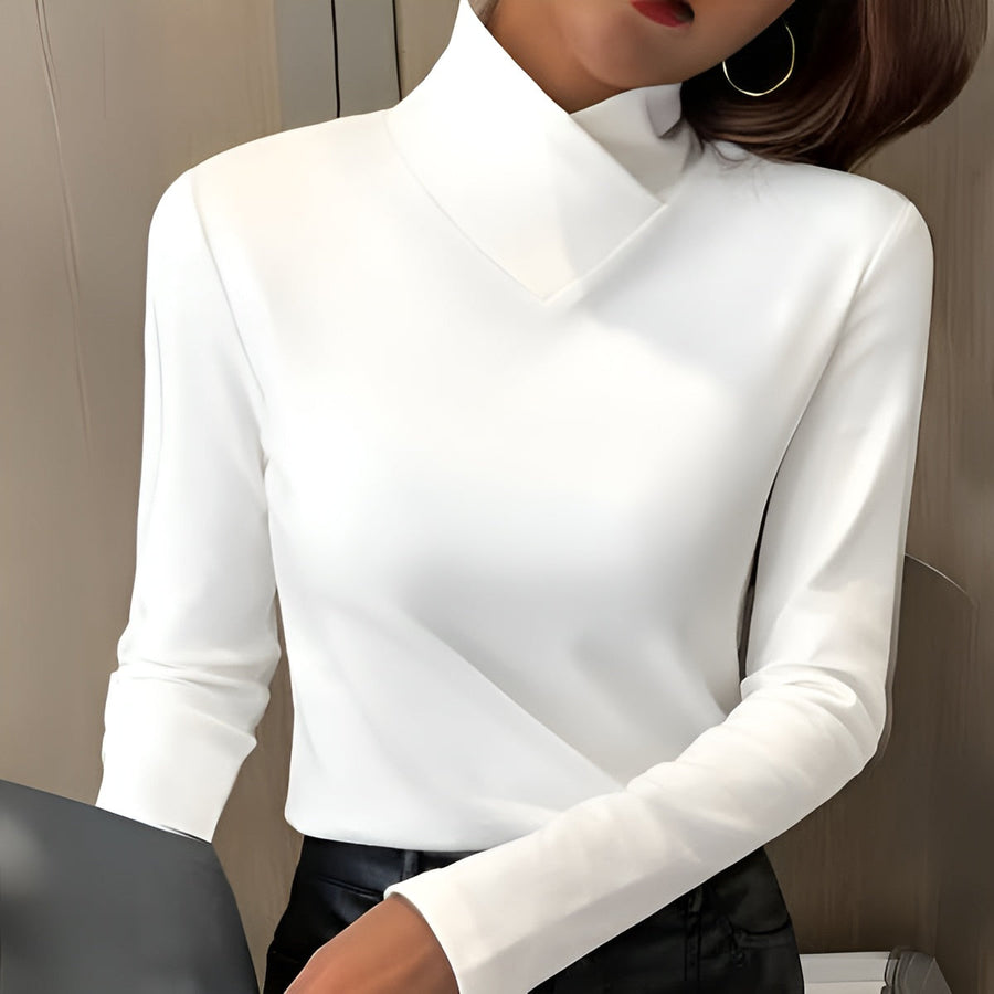 Antonella | Top Elegante Cuello Alto