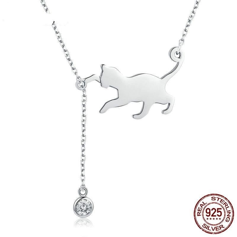 Collar Colgante chaîne Gato Adorable