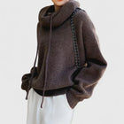 Agustina | Hoodie Cuello Drapeado Acogedor 5