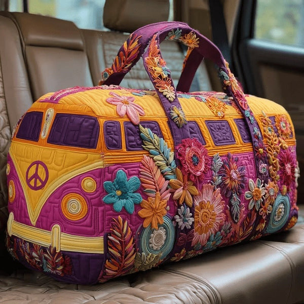 Bolso Floral | Bolso de viaje acolchado