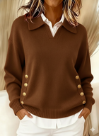 Vicenta | Jersey con Cuello Polo y Botones 5