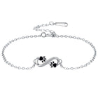 Pulsera Huella de Perro Infini con Zircons 4