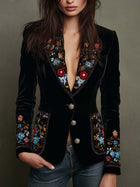 Apolline | Multicoloured Embroidered Blazer 1