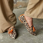 Nerina Mocasines de Leopardo con Borlas 1