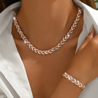 Berta - Set de Joyas de Espiga con Cristales 2