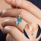 Hermoso Collar Colibrí con Aretes de regalo - Oferta por tiempo limitado 5