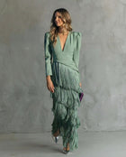 Chiara | Vestido Elegante con Mangas de Flecos 3