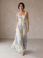 Oriah | Vestido Maxi Línea A Floral 1