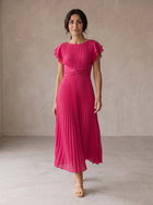 Seraphina | Elegante Vestido Maxi Plisado con Cintura Anudada 3