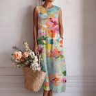 Carla™ | Vestido Midi Multicolor Elegante 1