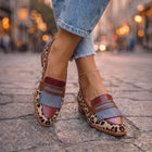 Bianca Mocasines con Flecos y Estampado Leopardo 2