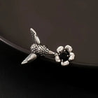Anillo Colibrí y Fleur - Anillo OuVerdee ajustable para Mujer 4