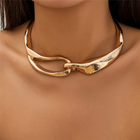 Rosario - Collar Dorado de Textura Atrevida 1