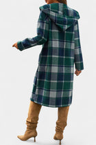 Odile | Chaqueta con Capucha a Cuadros 5