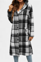 Odile | Chaqueta con Capucha a Cuadros 1