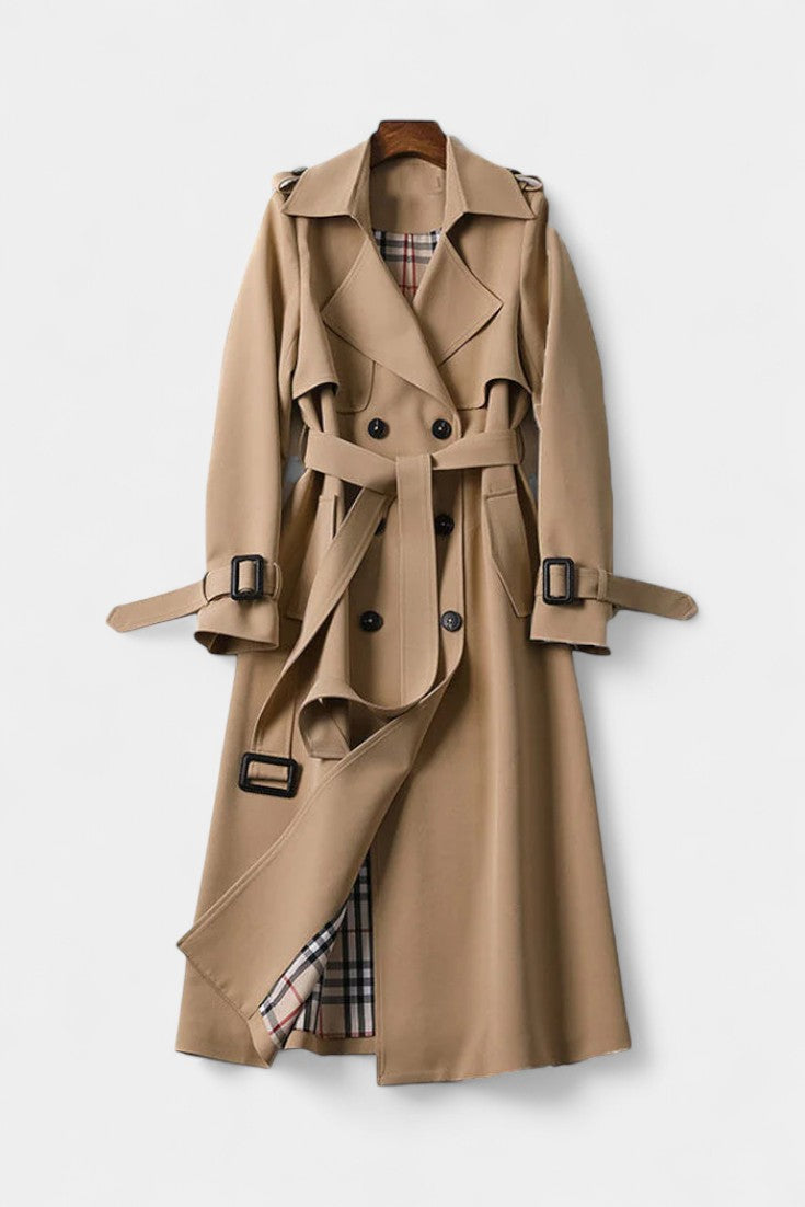 Guinevere | Trench Cruzado con Cinturón